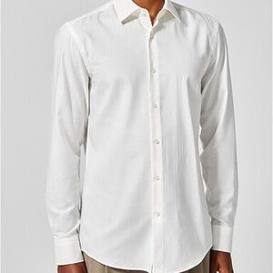 HUGO Crisp White Dress Shirt for Men